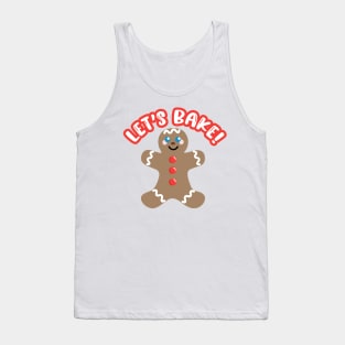 Christmas Gingerbread Man Bake Tank Top